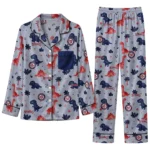 Washington Nationals Long Pajama Set Personalized Character Scatter Best Selling