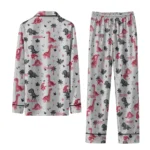 Washington State Cougars Long Pajama Set Custom Character Scatter Best Selling