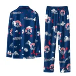 Washington Wizards Long Pajama Set Custom Cloud Stars Blue Best Selling
