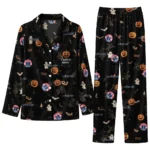 washington wizards long pajama set personalized icon confetti black best selling.webp