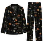 West Virginia Mountaineers Long Pajama Set Custom Icon Confetti Black Best Selling
