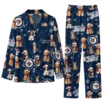 Winnipeg Jets Long Pajama Set - Custom Animal Scatter Blue 1 Winnipeg Jets Long Pajama Set Custom Animal Scatter Blue Best Selling