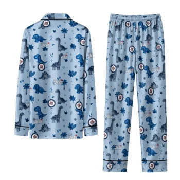 Winnipeg Jets Long Pajama Set Custom Character Scatter Fashion Forward