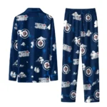 Winnipeg Jets Long Pajama Set Personalized Cloud Stars Blue Best Selling