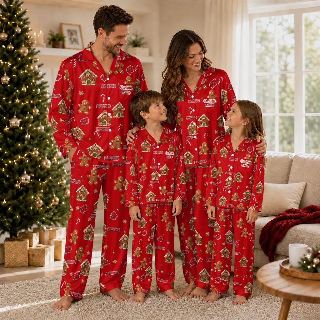 Wisconsin Badgers Long Pajama Set Customized Candy Scatter Red Latest Model Wisconsin Badgers Long Pajama Set Customized Candy Scatter Red Latest Model