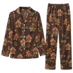 Wyoming Cowboys Long Pajama Set - Customized Candy Scatter Brown 1 Wyoming Cowboys Long Pajama Set Customized Candy Scatter Brown Best Selling